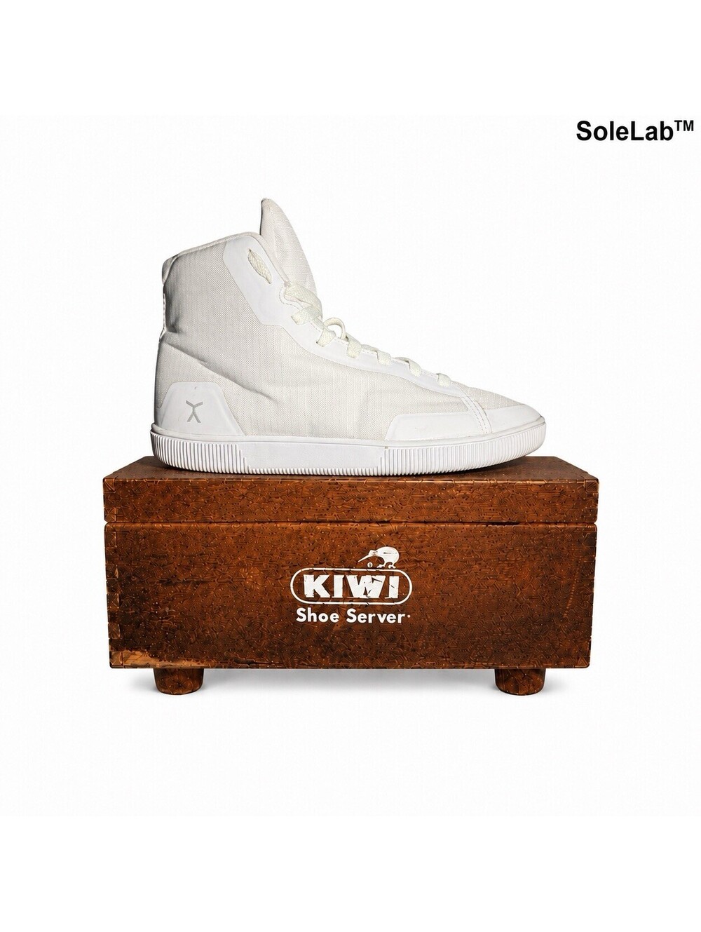 Flux Adapt High-Top Trainer Triple White Barefoot Shoes Men’s 7 Women’s 8